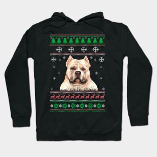 Cute American Bully Dog Lover Ugly Christmas Sweater For Women And Men Funny Gifts Hoodie